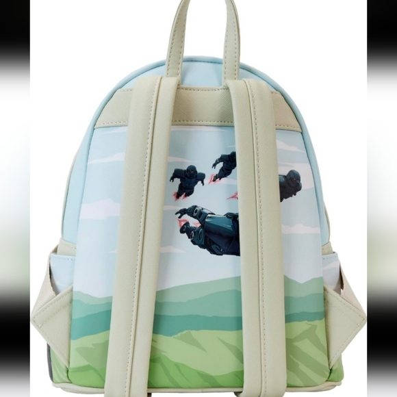 NWT Disney Star Wars Mandalorian Grogu Seeing Stone Glow in the Dark Loungefly - Picture 5 of 6